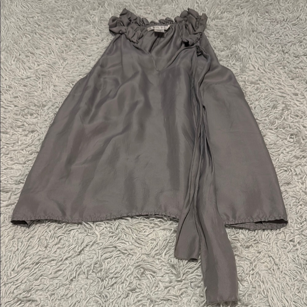 Elegant Silk Sleeveless Top